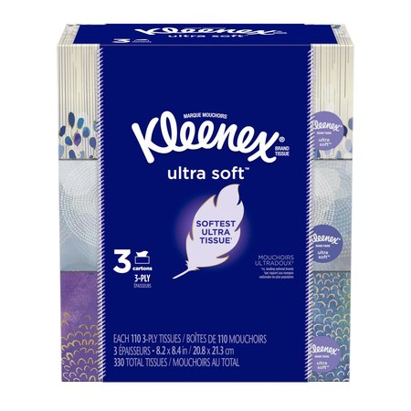 Kleenex Ultra Soft 110 ct Facial Tissue 50239